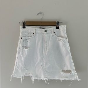 Abercrombie & Fitch Jean Skirt: Zoe Natural Rise Vintage A-line skirt SIZE: 25/0